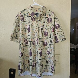 The RSVLTS Men's XXL  The Office Dwight Schrute Kunuflex Shirt New 1000 Ways Die